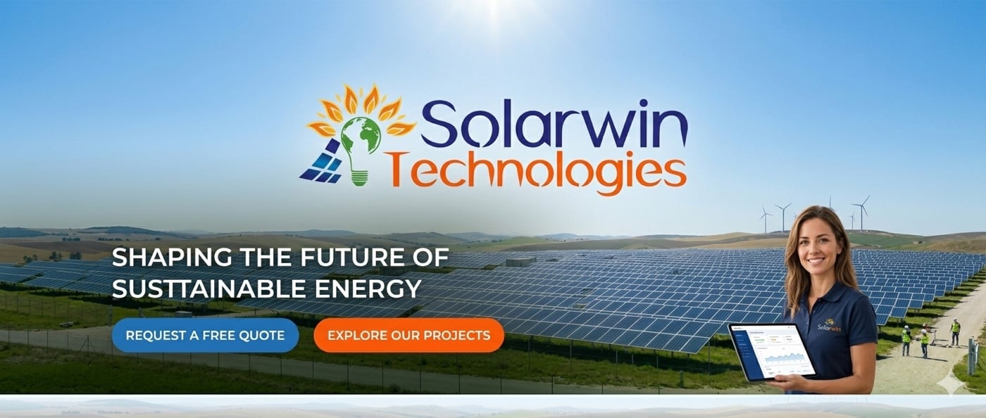 Solar panels on rooftop